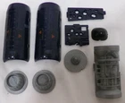 Vintage Cobra Rattler GI Joe ARAH 1984 Original 9 Part Lot Engine Covers Etc