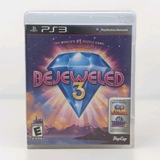 Bejeweled 3 (PlayStation PS3) CIB Complete w/ Manual - Tested and Working