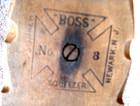 1800's wood & porcelain lemon squeezer "BOSS NO. SUMMER SQUEEZER NEWARK, N.J." — photo 2
