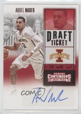 2016 Panini Contenders Draft Picks College Ticket Red Foil Abdel Nader Auto fm0