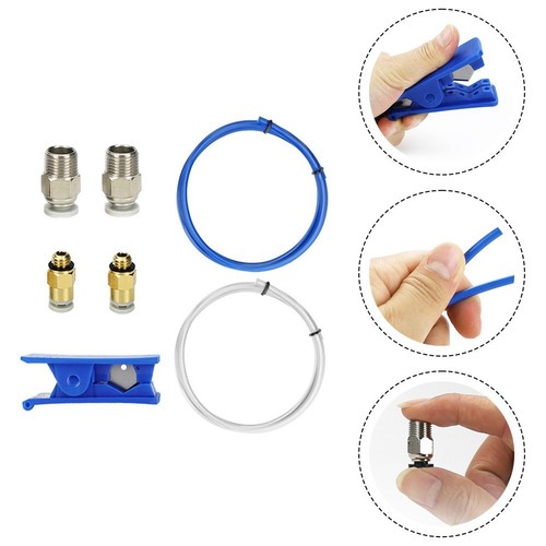 PTFE Rohrset für Bambu A1 Mini inkl. Druckluftverbinder und Cutter - Afbeelding 3 van 12
