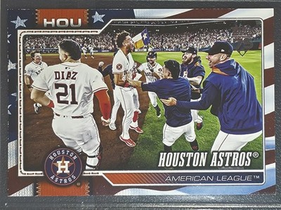 2026 TOPPS SERIES 1 #89 HOUSTON ASTROS TEAM CARD - INDEPENDENCE DAY NUMBER 27/76
