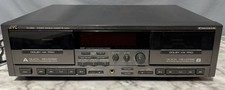 JVC TD-W805 Auto Reverse Dual Cassette Deck-Speed Dubbing-Dolby HX Pro TESTED