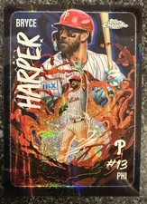 2026 Topps Chrome Bryce Harper Ultra Violet SSP #UV-10 Phillies