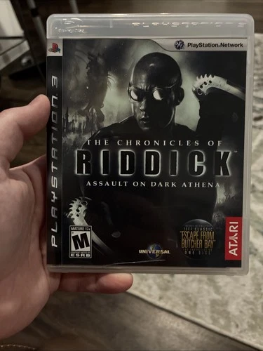 Chronicles of Riddick: Assault on Dark Athena PS3, UPC Punch, Factory Sealed