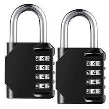 Heavy Duty 4 Digit Combination Lock Resettable Waterproof Padlock