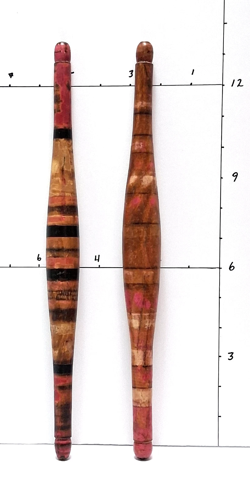 Set Of 2 Wooden Chapati Bread Rolling Pins Belan~13.5"~Vintage
Opens in a new window or tab