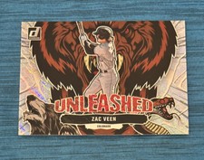 ZAC VEEN 2023 Donruss Unleashed Silver Rapture #U3 - Colorado Rockies