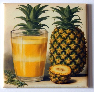 Pineapple Juice FRIDGE MAGNET ''style C''