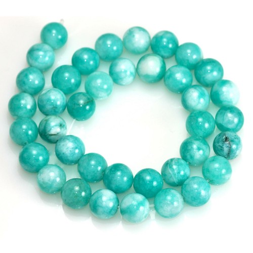 36x 10mm Semi Precious Gemstone Round Beads for Jewellery Making eBay