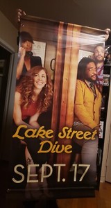 Giant Promotional Poster Lake Street Dive Bend Oregon RARE rock  pop Memorabilia