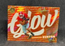2021 Super Glow Inaugural 1st Ever Jermaine Burton Orange Refractor Rookie RC
