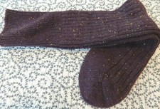 Socks Purple Adult Size 9 - 11 Vintage New