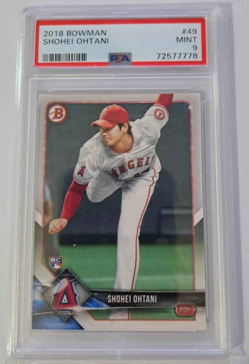 Shohei Ohtani trading card