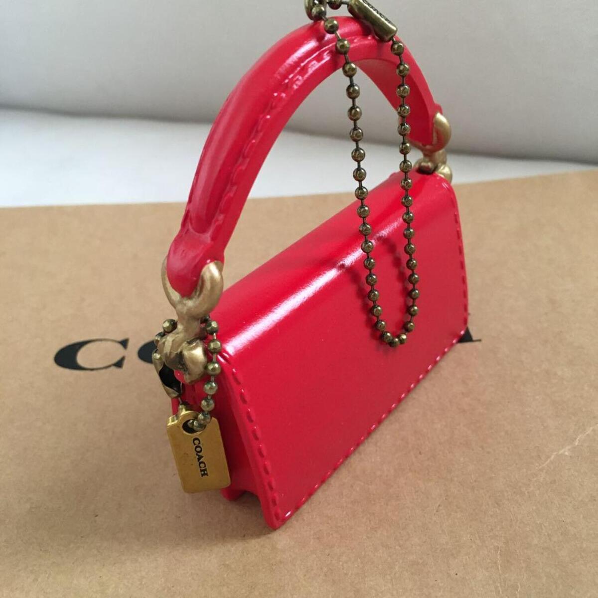 COACH 限定ノベルティ クリスマス オーナメント キーホルダー タビー COACH ノベルティ クリスマス オーナメント タビー キーホルダー