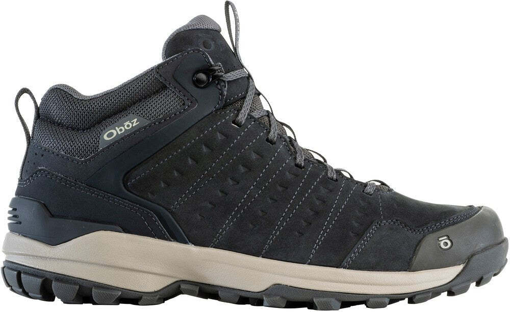 Oboz Men's Sypes Mid Leather Waterproof Hiking Boot Lava Rock NWB eBay