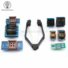 8 Programmer Adapters Sockets Kit with IC Extractor for TL866II Plus Programmer