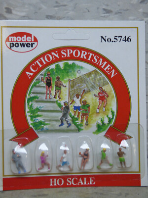 Model Power 1-87 HO Scale Action Sportsmen Figures & Chareacters Lot # 4186K