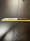 Stainless Steel Japan Serrated Slicer/Carving Knife 8" Blade - Wooden Handle — photo 5