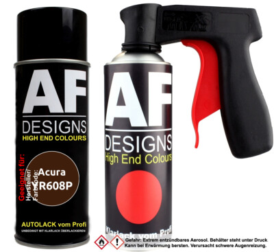 Spraydosen Griff Set für Acura YR608P New Tiger Eye Perl Basislack Klarlack Hand