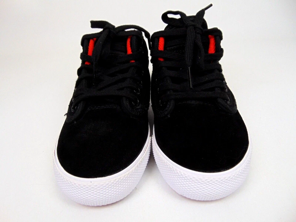 NEW Globe Motley Mid MOTLEY Skate Inspired Sneakers Youth Kids Size 2.0 Y Black - Image 4 of 4