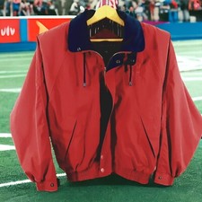 Vtg Swingster Olympics Xerox Logo Jacket Coat Mens S Embroidered Red Full Zip