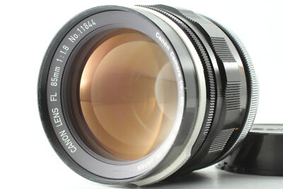 Canon FL 85mm f/1.8 ＃美品 Near MINT] Canon FL 85mm f/1.8 MF Portrait Lens FD / FL Mount From