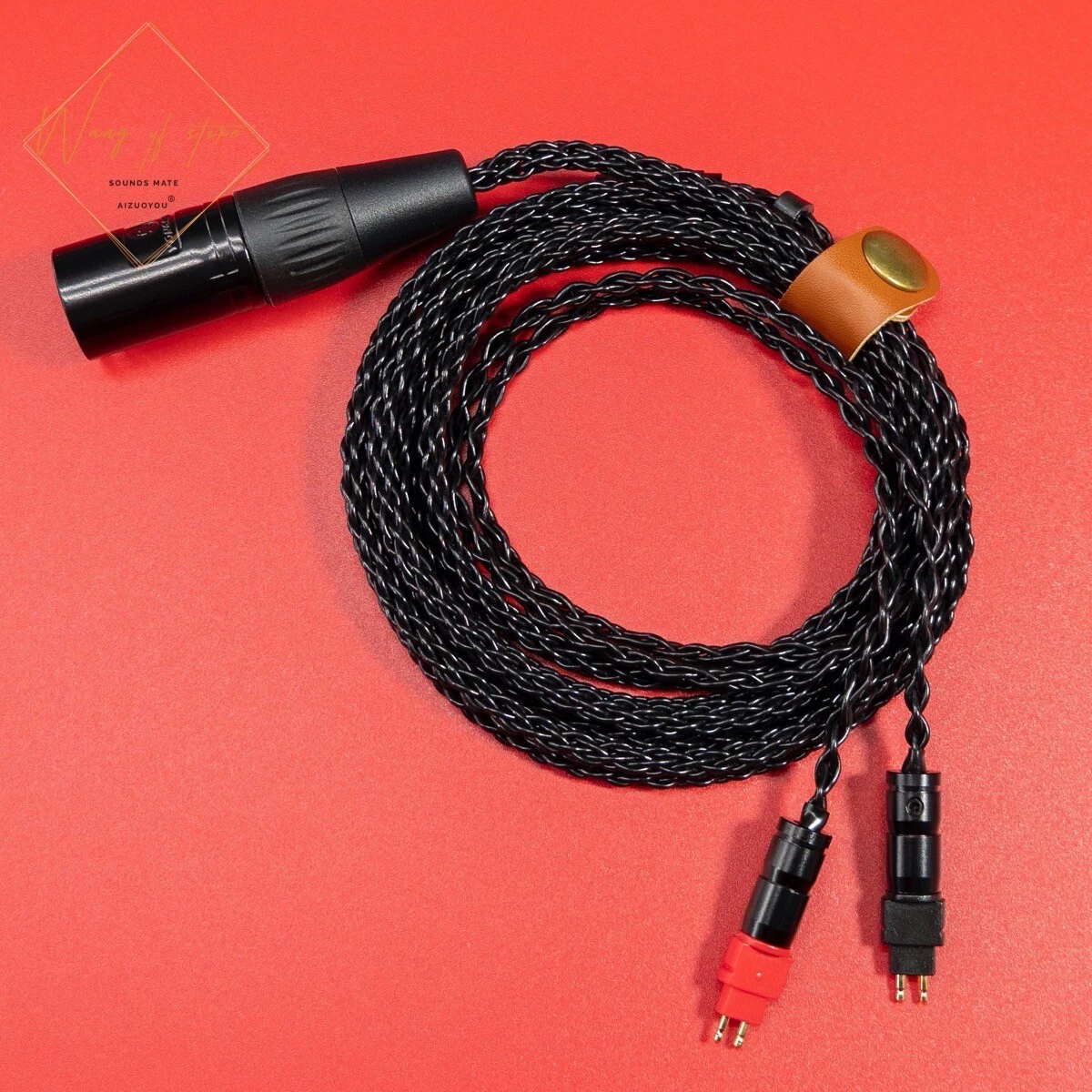 4 Pin XLR Balanced HiFi Audio Cable For Sennheiser HD600 Series