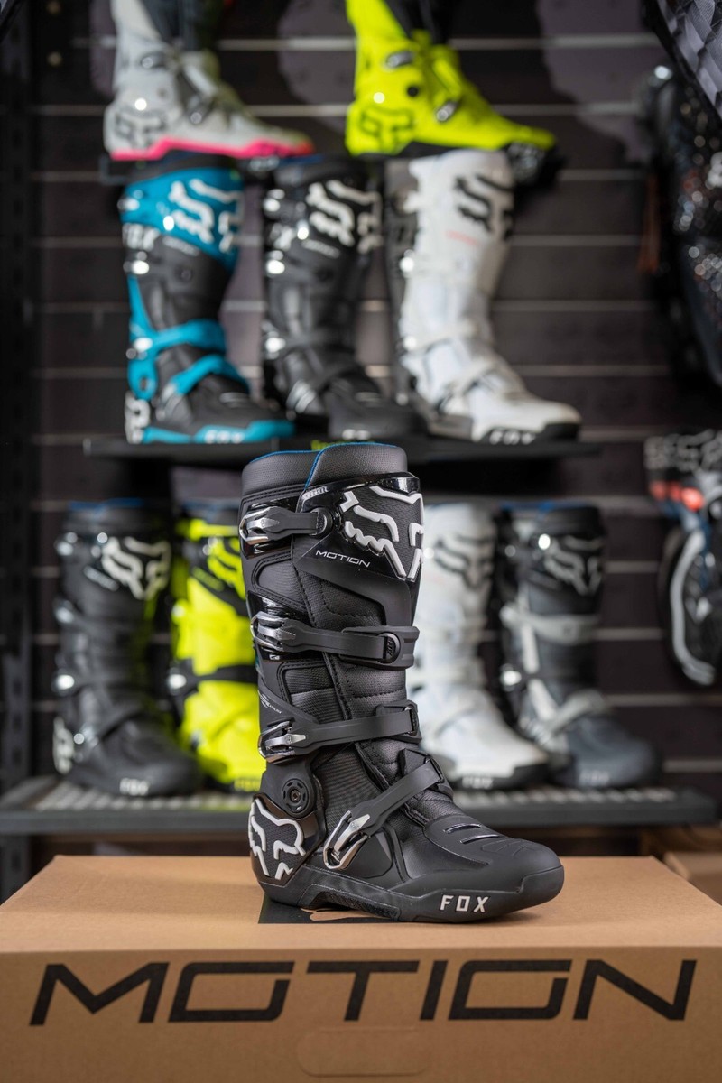 ？ FOX RACING MOTION MOTOCROSS BOOTS, BLACK, 29682-001 | eBay