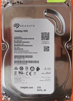 【本日特価】HDD 2TB 3個セット 計6TB seagate WD HDD Hard Drive SATA Desktop 3.5