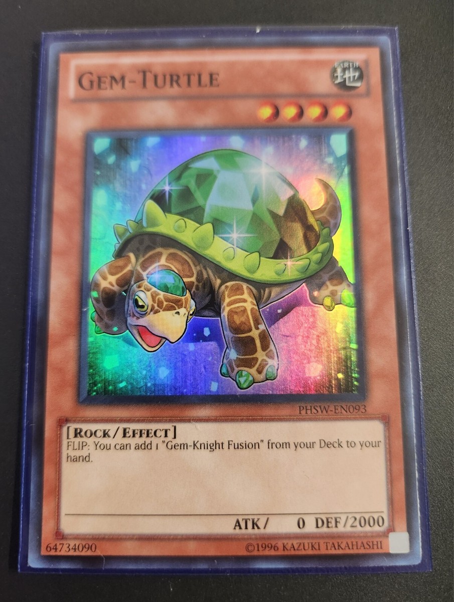 Yu-Gi-Oh! Gem-Turtle Super Rare Card - PHSW-EN093, Photon Shockwave 1st Edition, Trading Card Game - View #5