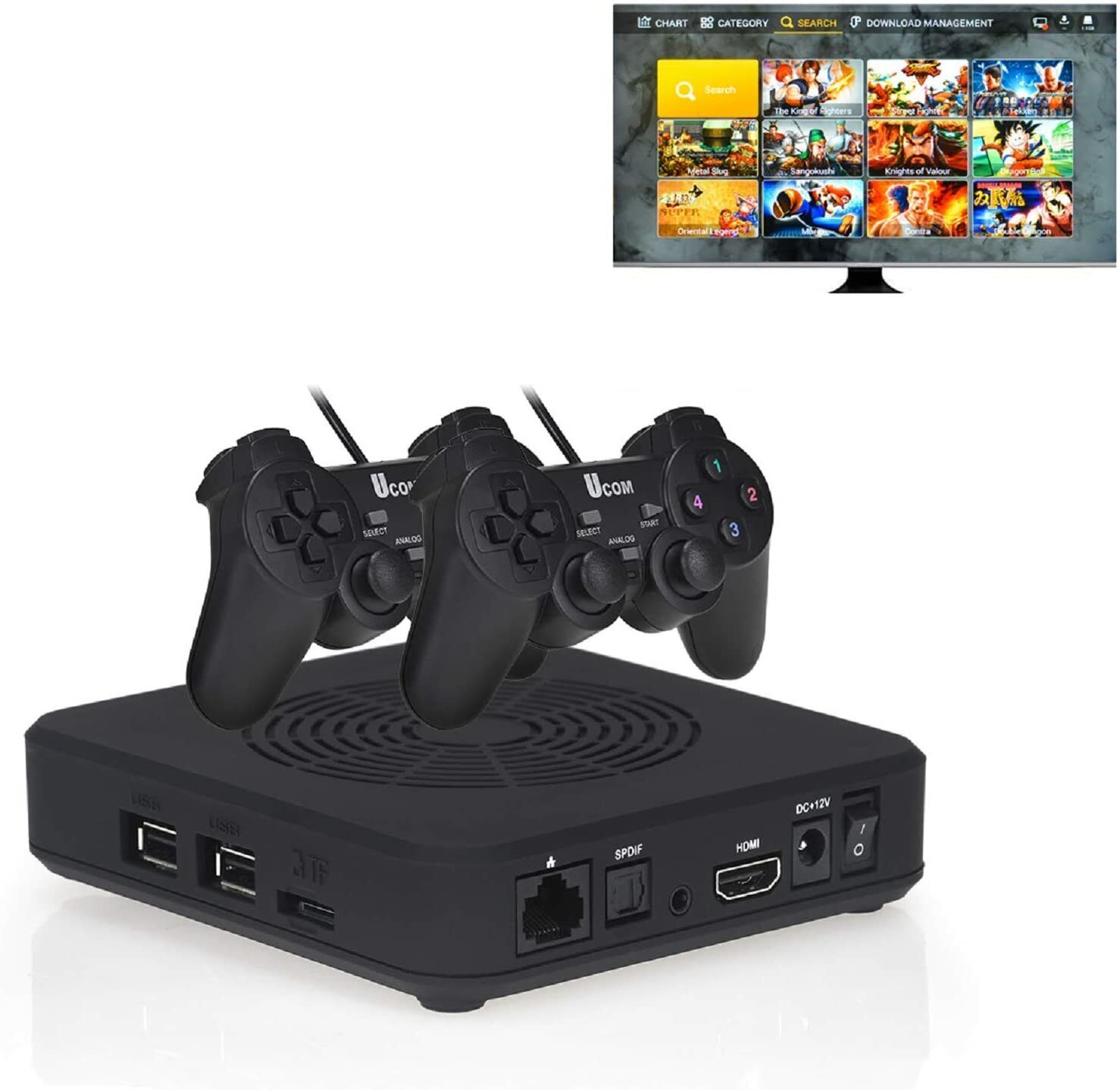 3D Pandora SAGA WiFi TV Game Box 3000 in 1 Arcade Console 10000+ Games  Download