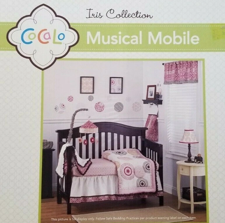 Colección CoCaLo Iris Musical Móvil Reproduce Rock-A-Bye Bebé Cuna Nuevo en Paquete Foto 3 de 4