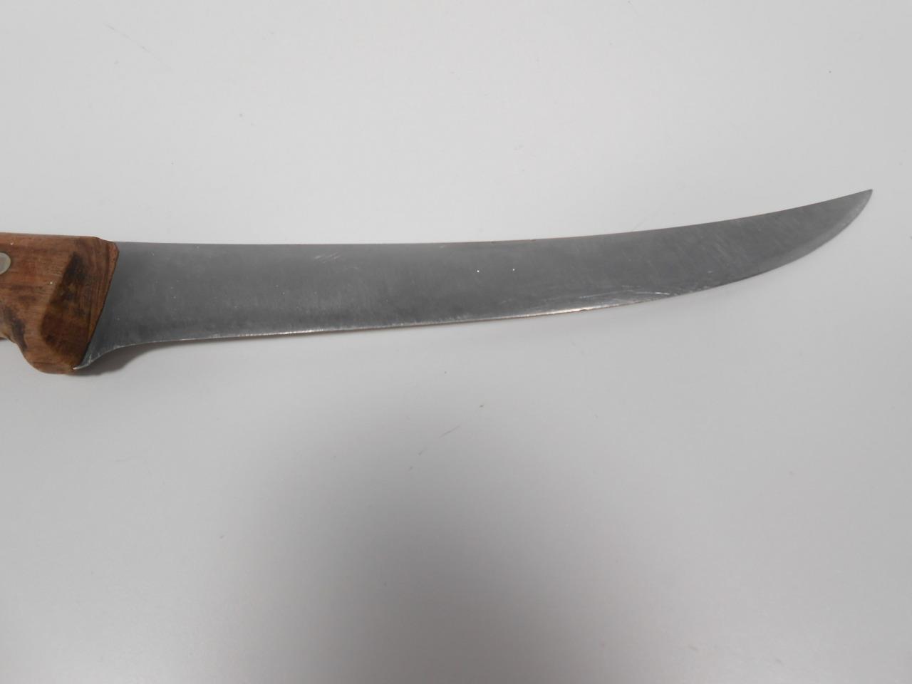 VICTORINOX R.H. FORSCHNER 10" BUTCHER KNIFE 402-10 HICKORY HANDLE SWITZERLAND