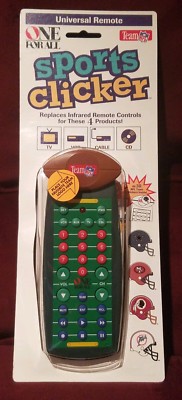 Universal Remote Control One For All NFL Football Logo URC-2041 Sports Clicker