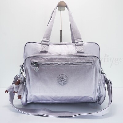 Kipling Alanna Diaper Bag Changing Pad Polyamide TM5315 Frosted Lilac Metallic
