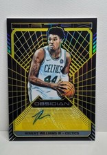 2018-19 Panini Obsidian Robert Williams SSP RC #1 /10 YELLOW MATRIX REFRACTOR 🌠