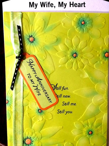WEDDING ANNIVERSARY Cards," for MY WIFE with LOVE on OUR ANNIVERSARY" 400 - Picture 28 of 50