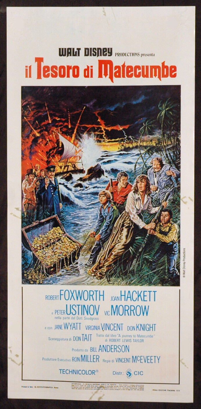 Locandina di Il tesoro di Matecumbe (1976)