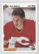 1991-92 Upper Deck Gary Roberts #190 0w8