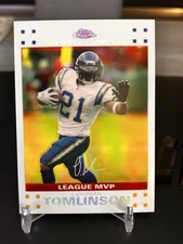 2007 TOPPS CHROME WHITE REFRACTOR LADAINIAN TOMLINSON /869- PACK FRESH