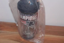 New DUNKIN DONUTS Patriots '19 Superbowl TERVIS travel tumbler hot/cold Mug 16oz