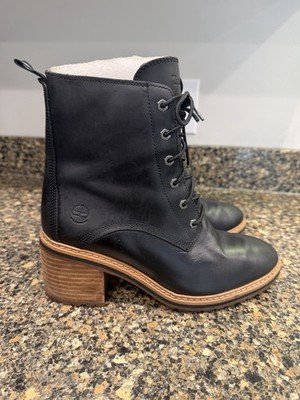 Timberland Sienna High Side Zip Boot Waterproof Leather Women s 8