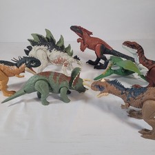 Lot of 7 Jurassic World Dominion 12  Dinosaur Figures Mattel 2022 READ
