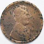 1914-S Lincoln Wheat Penny San Francisco Mint Good (G) Damaged