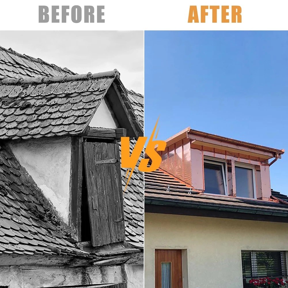 ELECTRAPICK Copper Flashing,26 Gauge(0.4mm) Thickness, 4in x 10ft, 99.95% Pure C