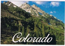 Colorado Postcard Pyramid Peak & Maroon Lake