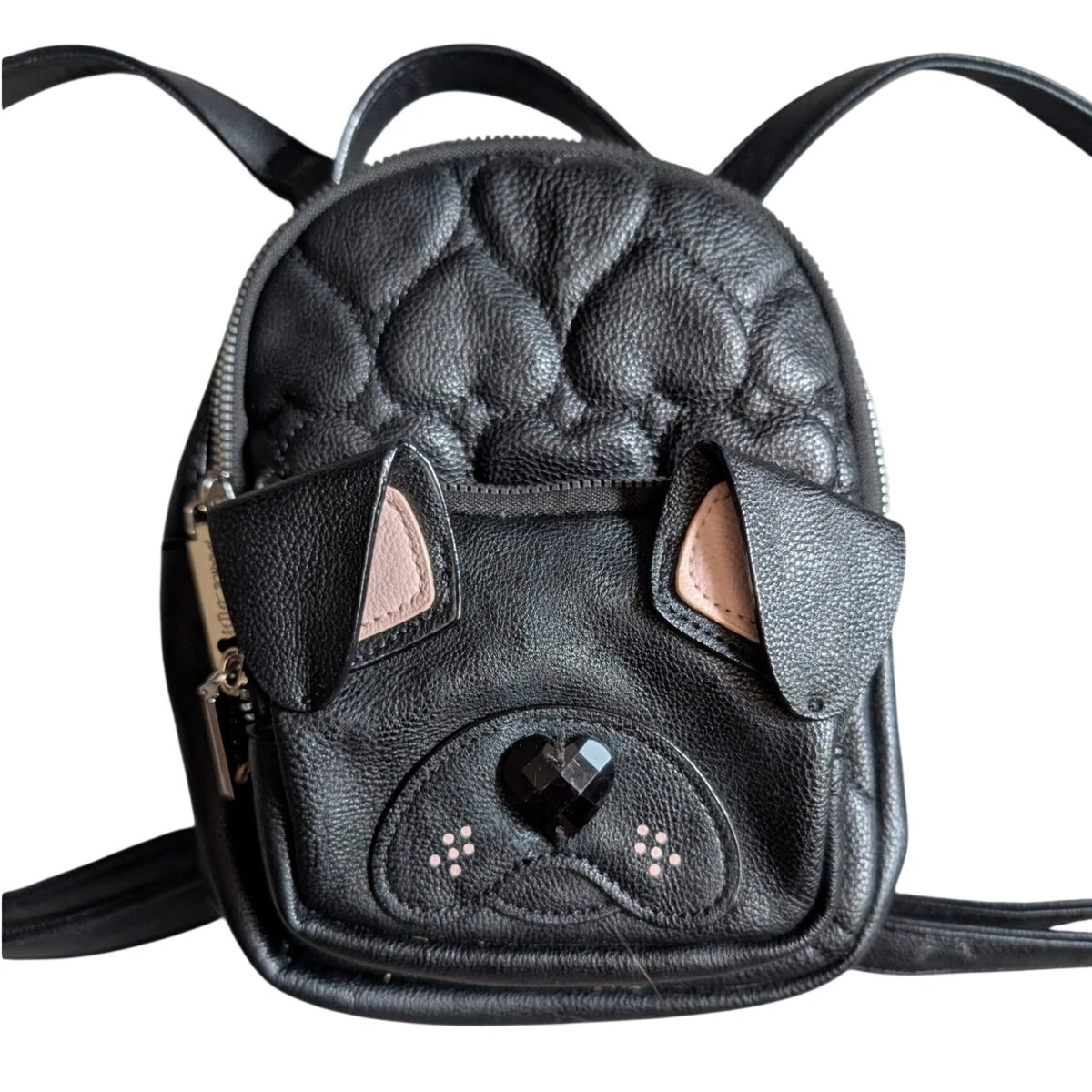 betsey johnson leather backpack purse Official If The Bag Fits Mini Clear Polyvinyl Chloride (PVC) 12L x 16H x 5.5D Total length of strap Luv Betsey by Betsey Johnson