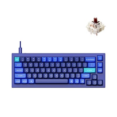 Keychron Q2 Wired Mechanical Keyboard QMK/VIA Switch Gateron Pro Brown Switch