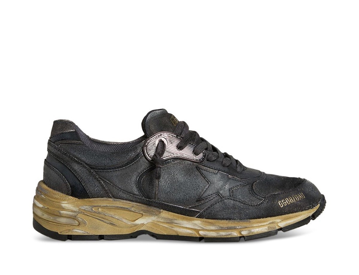 Golden Goose Running New Dad Star Sneakers Black Distress EU 43 US 
